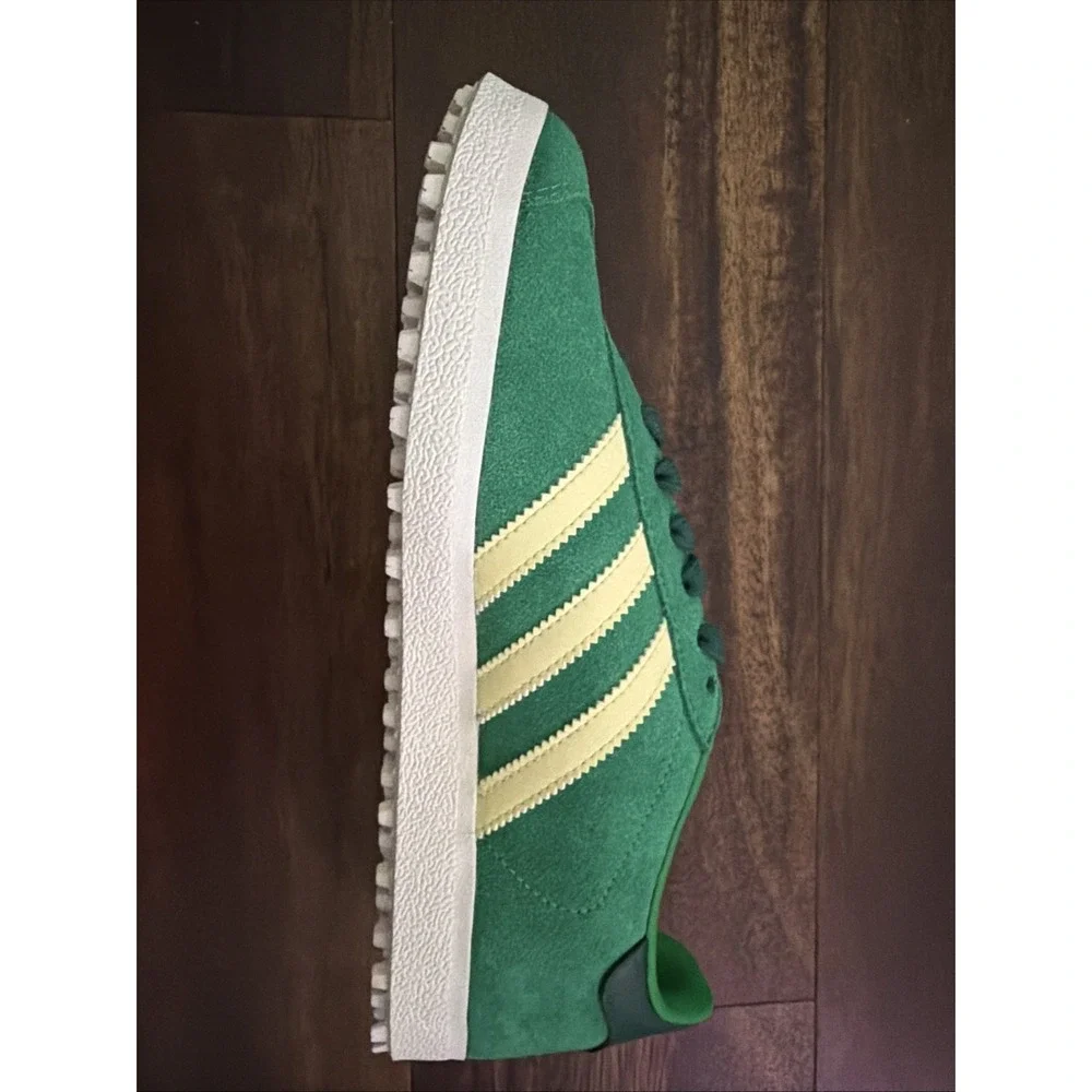 New Adidas Mens Gazelle Spikeless Golf Shoes Size 6.5 Green Suede